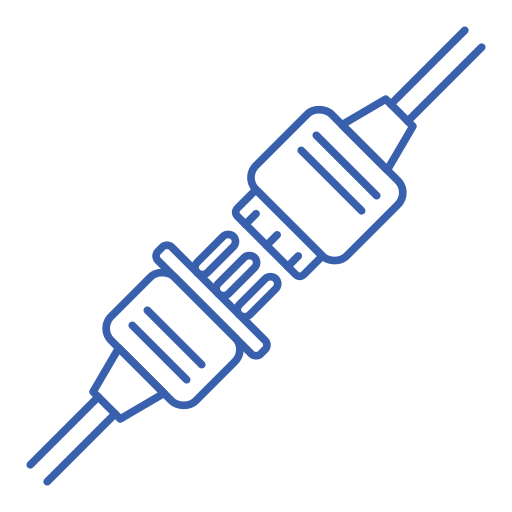 Electrical connector icon, METRO connector industry application